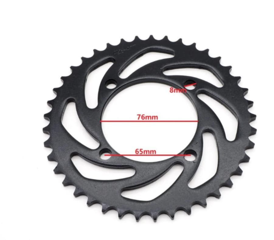 428 Rear Sprocket + Bolts