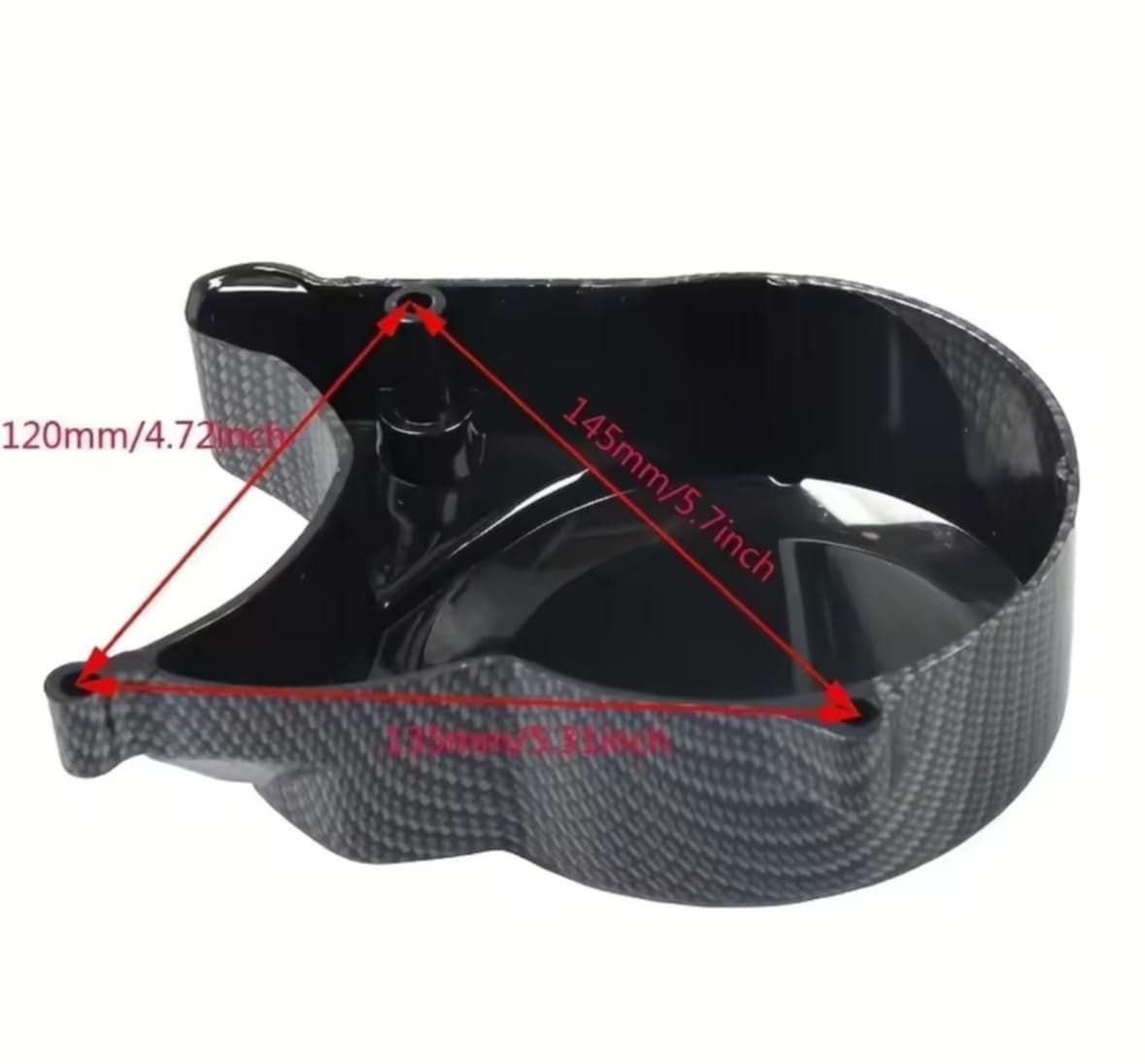 Forza Carbon Fibre Flywheel Cover (Plastic)