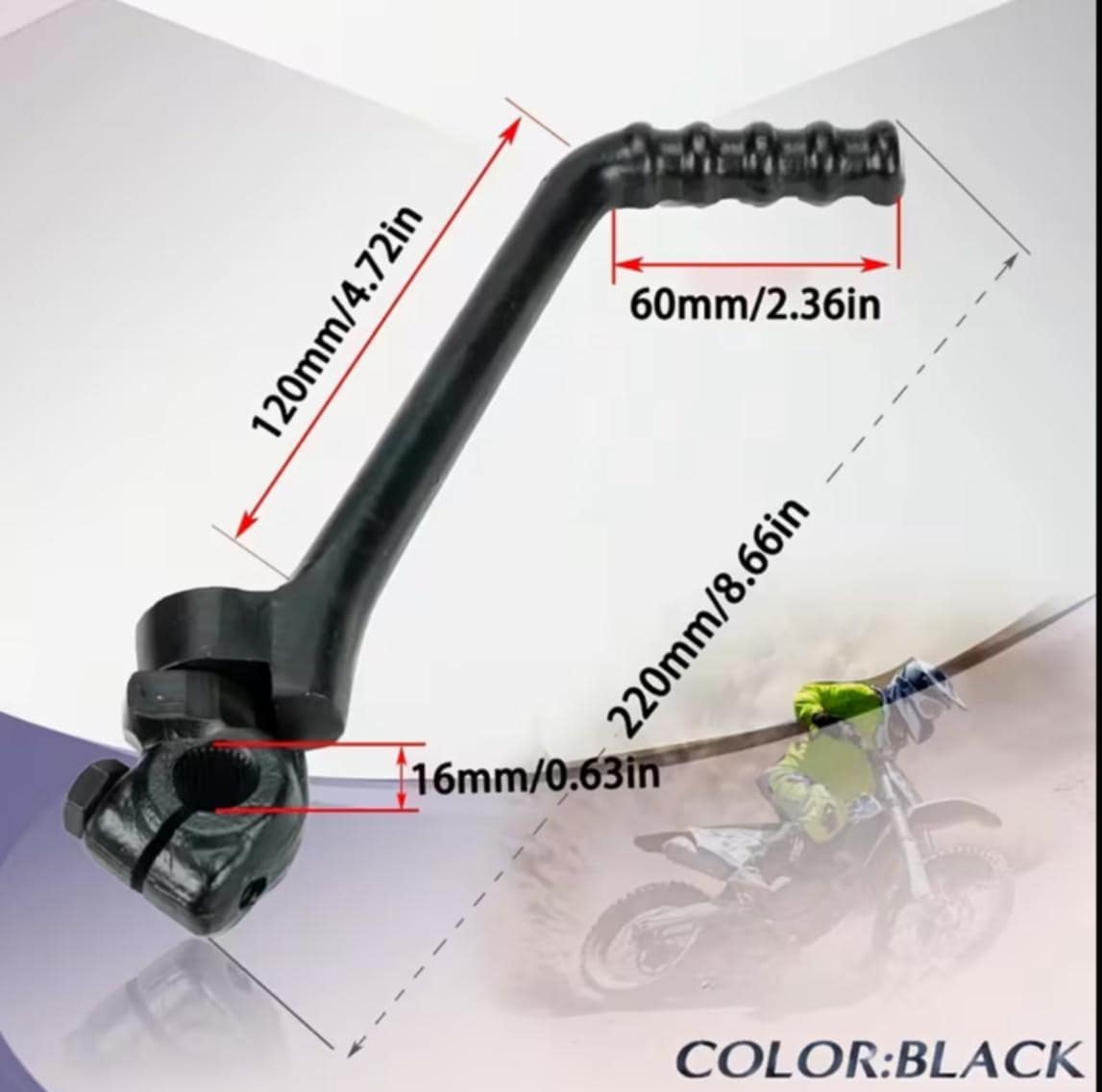 Kickstart Lever 16mm & 13mm
