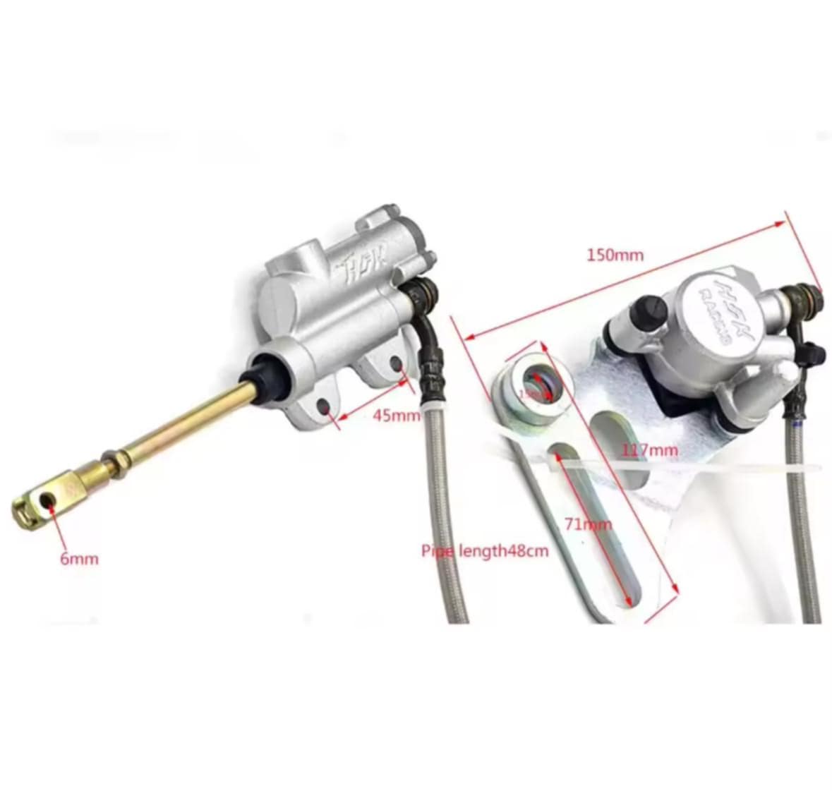 Pit Bike 15mm Rear Brake System