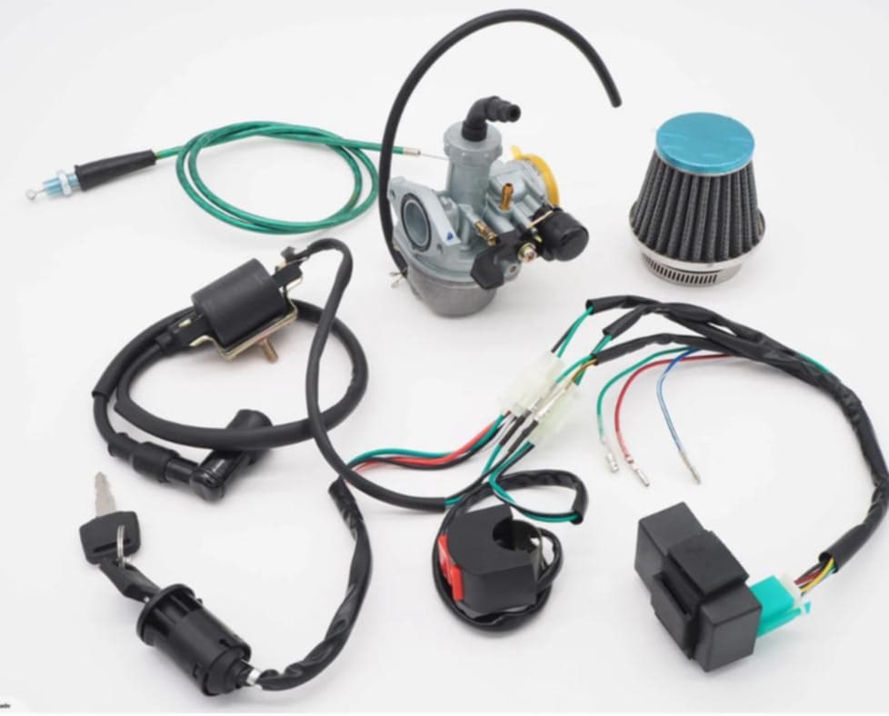 Lifan 140cc 4 Gears Engine Motor + Wiring Loom Harness Coil CDI Carby