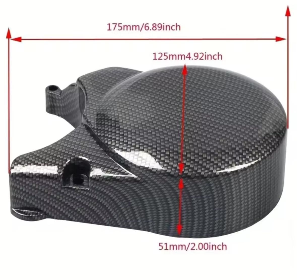Forza Carbon Fibre Flywheel Cover (Plastic)