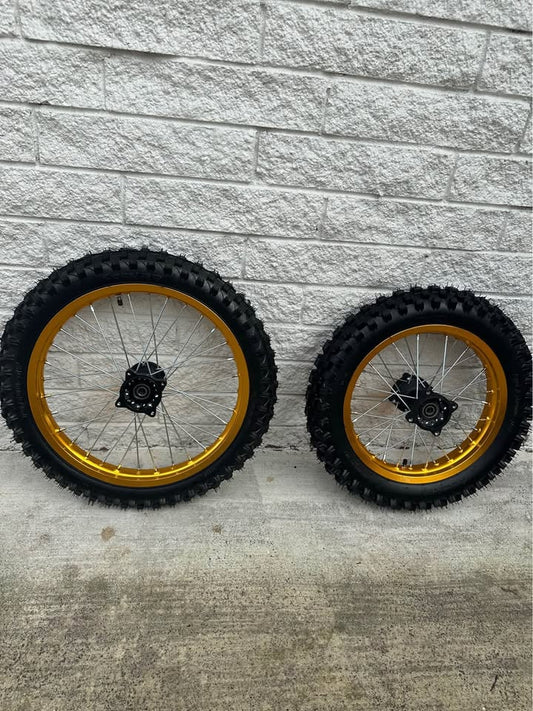 Forza 17" / 14" Gold Wheel Set
