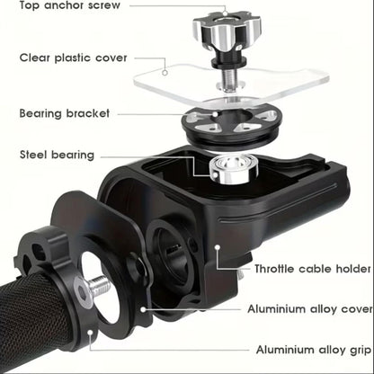 Cnc Aluminium Racing Throttle + Cable Combo