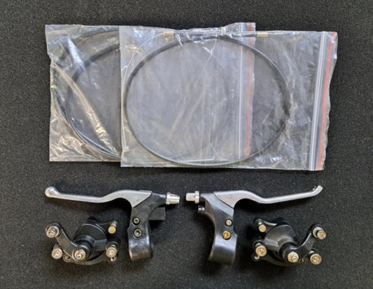 49cc Mini Bike Brake system - Front and Rear Lever & Caliper & Cable