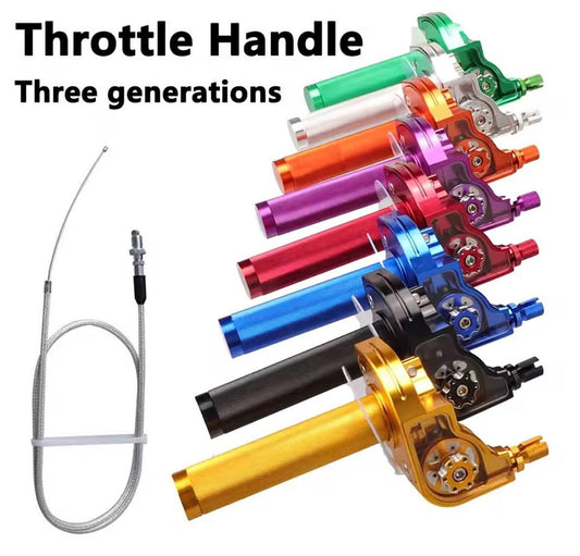 Cnc Aluminium Racing Throttle + Cable Combo
